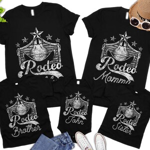 Family Rodeo Shirts: Matching Cowboy Birthday T-shirts