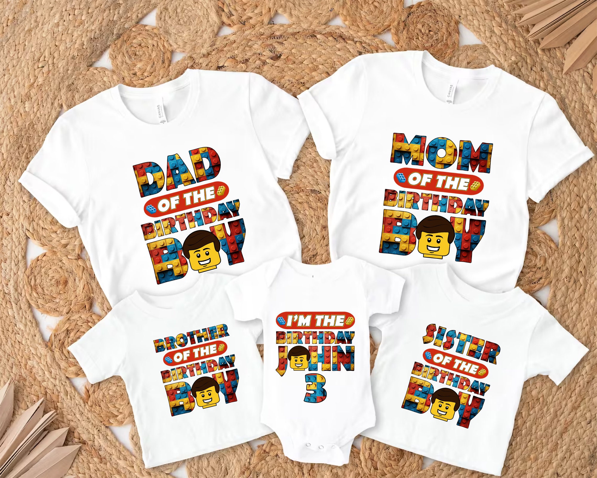 Birthday Boy Lego T Shirts For Toddlers Building Blocks Bricks