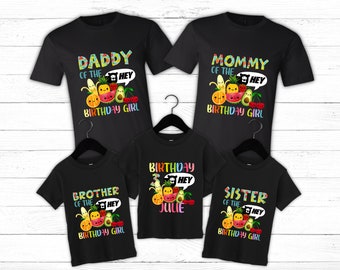 Fruit Birthday Shirt, Hey Bear Sensory Birthday Shirt, Dancing Fruit Shirt, Hey Bear Shirt, Fruit Family Birthday Boy Shirt, Birthday Shirt