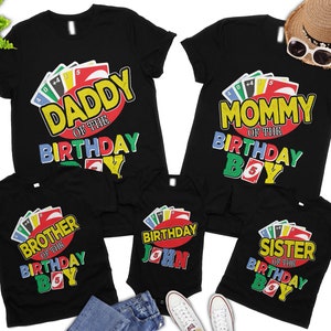 Uno Birthday Family Matching Party Shirts,My First Fiesta,Uno Birthday kids Tee,Family Fiesta Birthday Shirt,Custom Matching Birthday Shirts