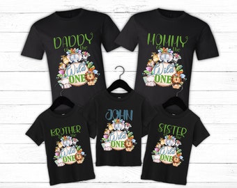 Wild One Family Matching Shirts, Wild One Birthday Boy,Wild One Safari Birthday,Family Wild One Shirts,Birthday Family Shirt,Birthday Boy