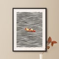 The Real Boat Ride 2 | Opart Poster by Taudalpoi: Retro Design, Vintage Art, Collage, Surreal Art Print, Optical Illusions, Trippy Poster