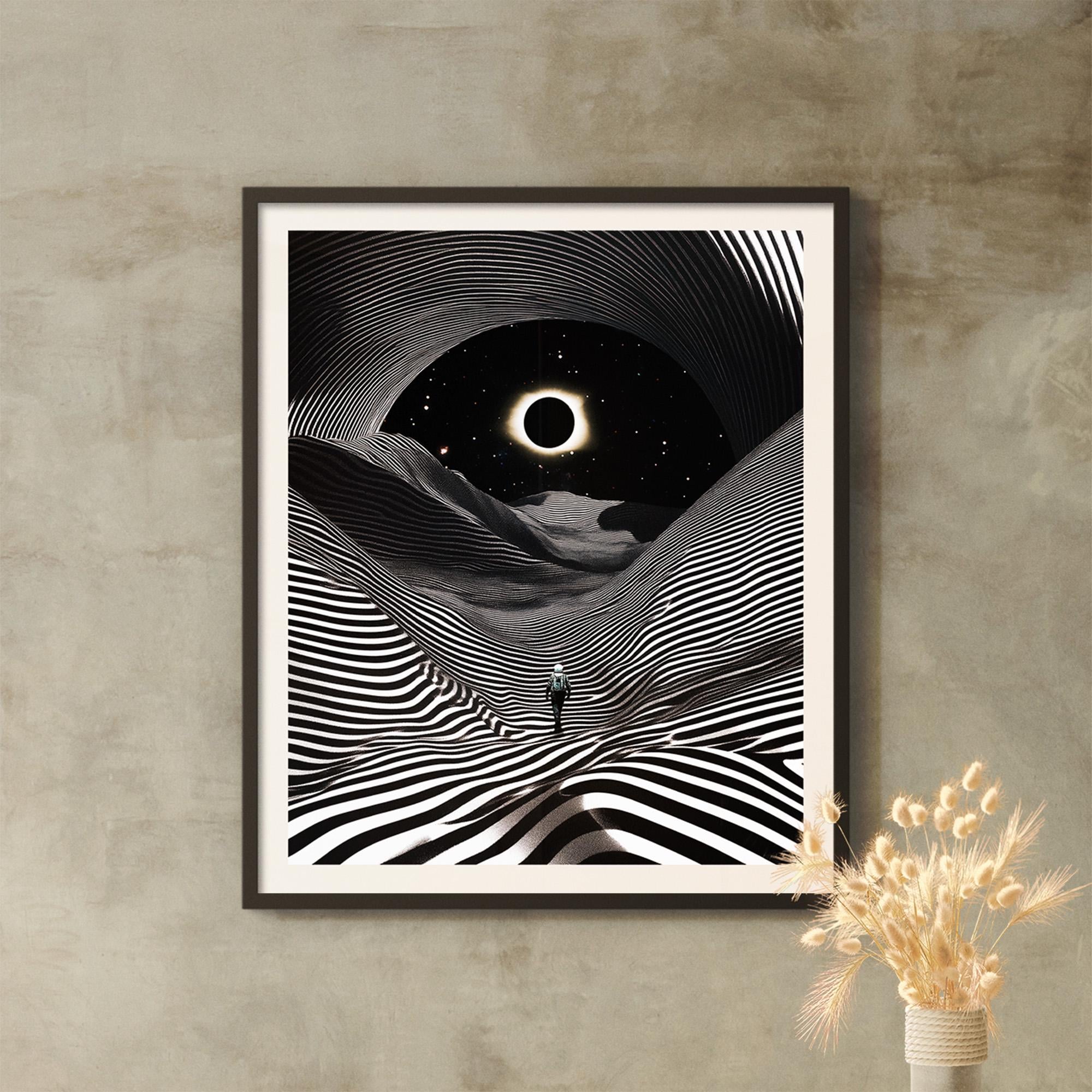 Retro Futurism Art Print: Cosmic Space Adventure Collage - Etsy