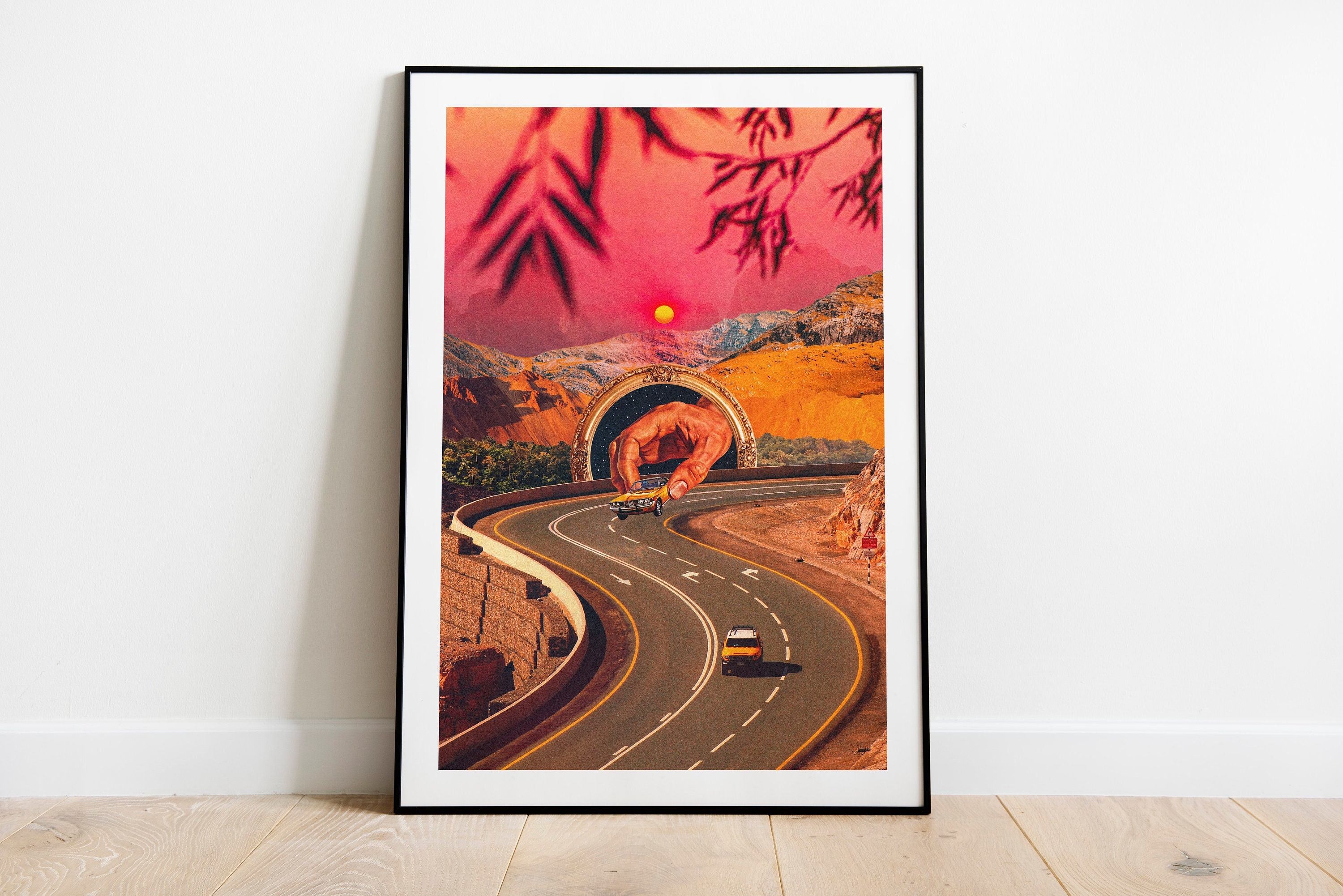 Play Time | Road Trip Art Print | Pschedelic Vintage Collage