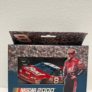 Vintage NASCAR 2000 Dale Earnhardt Jr. Playing Cards with Collectible Tin