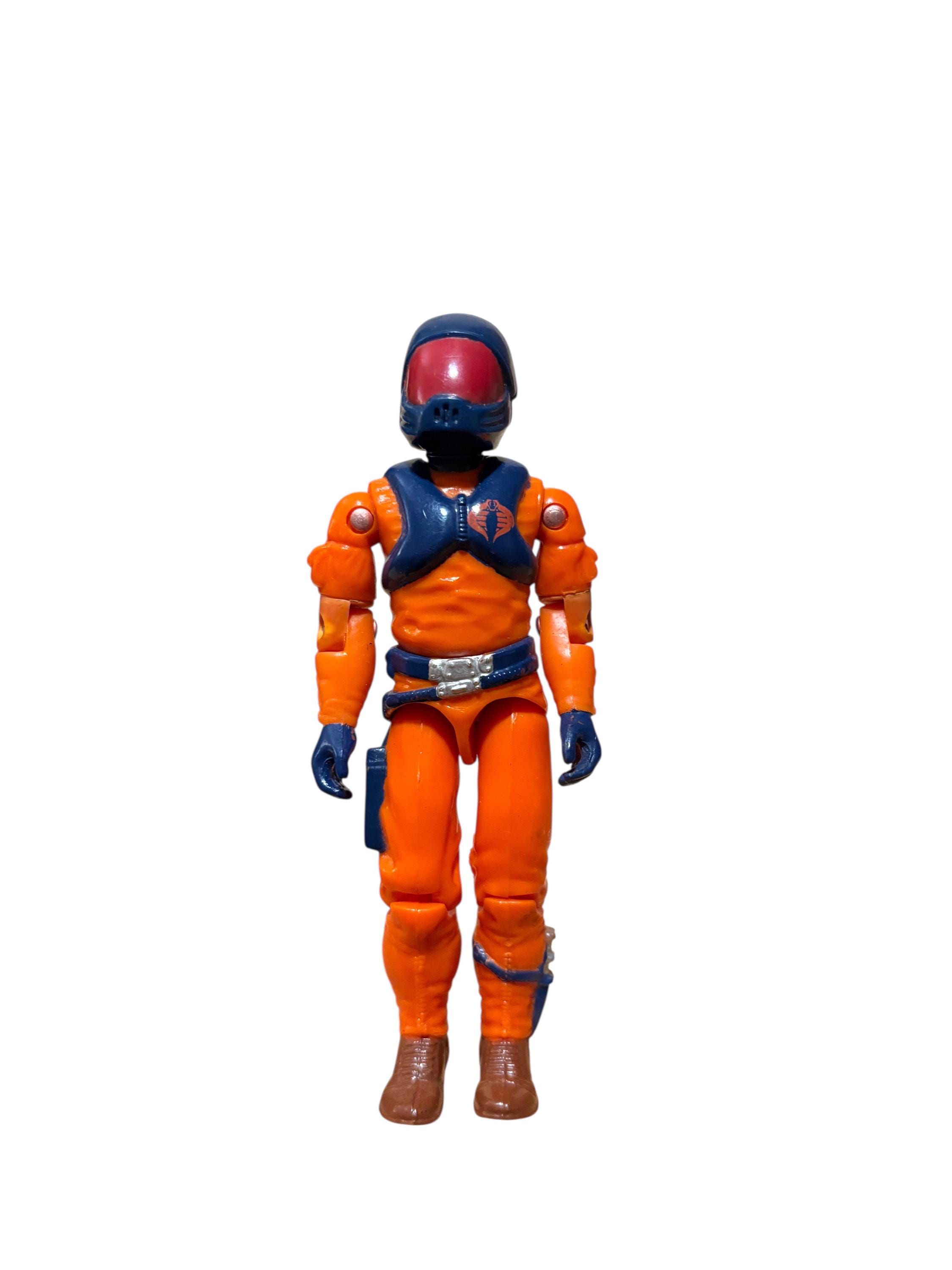 Vintage 1990 Cobra Trooper Orange Sonic Fighters Lampreys V2 G.I.
