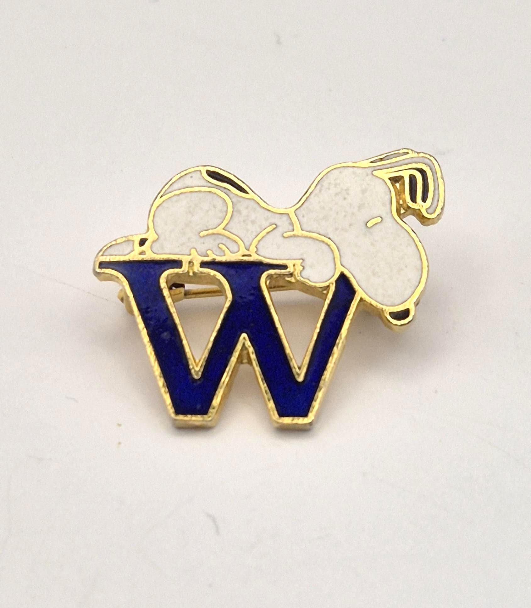 Snoopy Initial Pin - Etsy