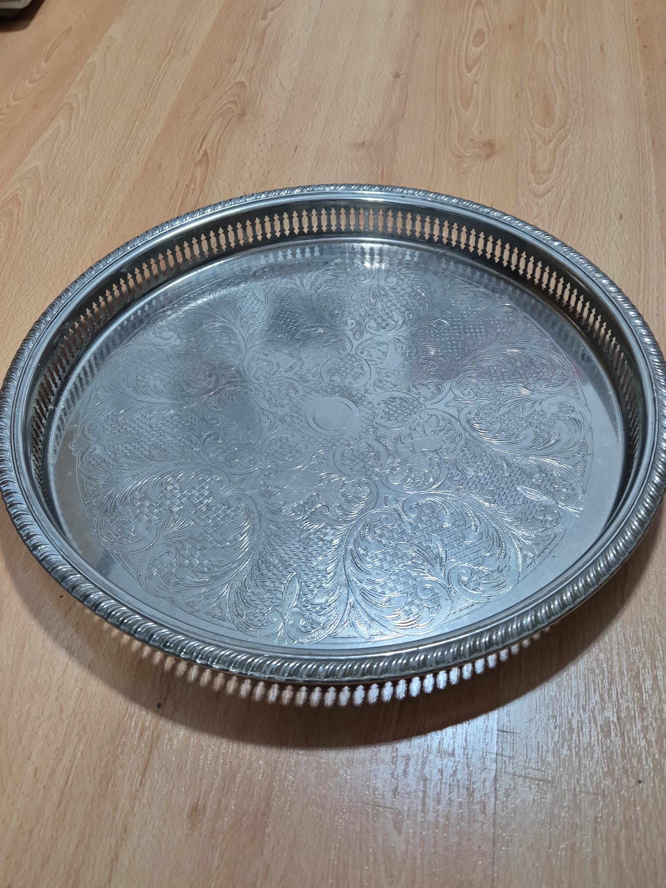 Ravier coupelle plat en verre à 3 compartiments | Selency