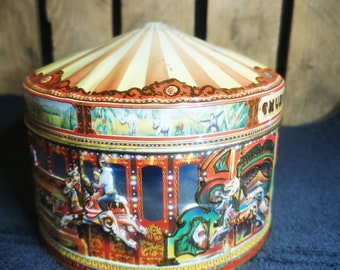 Churchill's of London - Carousel tin (empty) - highly collectible
