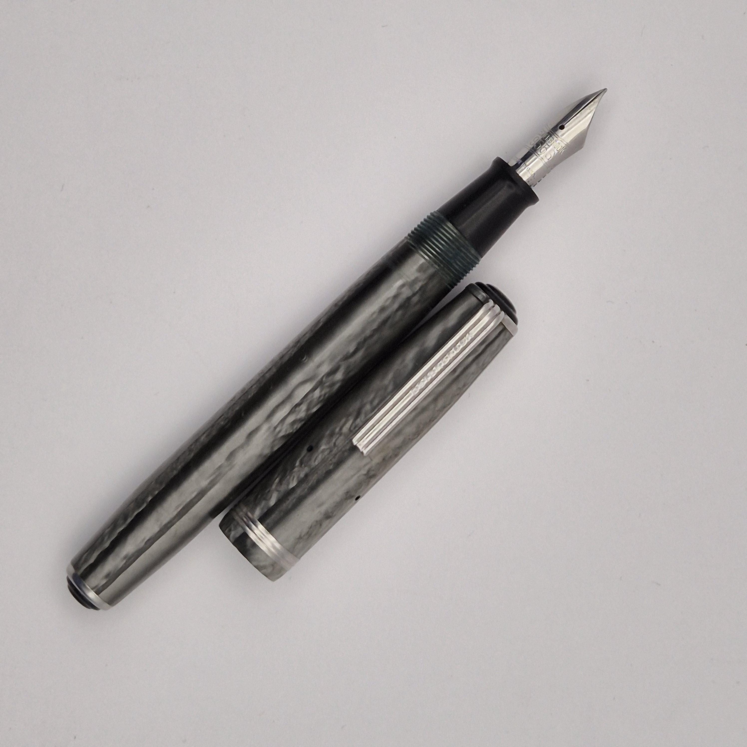 ヴィンテージ エスターブルック 万年筆 | ブラックパール マーブル