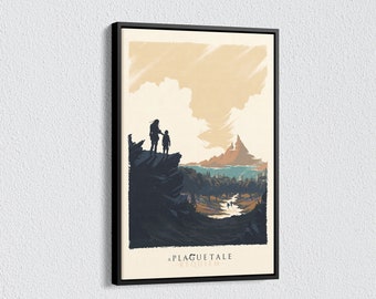 A Plague Tale Requiem Video Games, Gaming Wall Poster, Gaming Print Poster, Game Gift, Video Games Poster, Gaming Wall Art Canvas