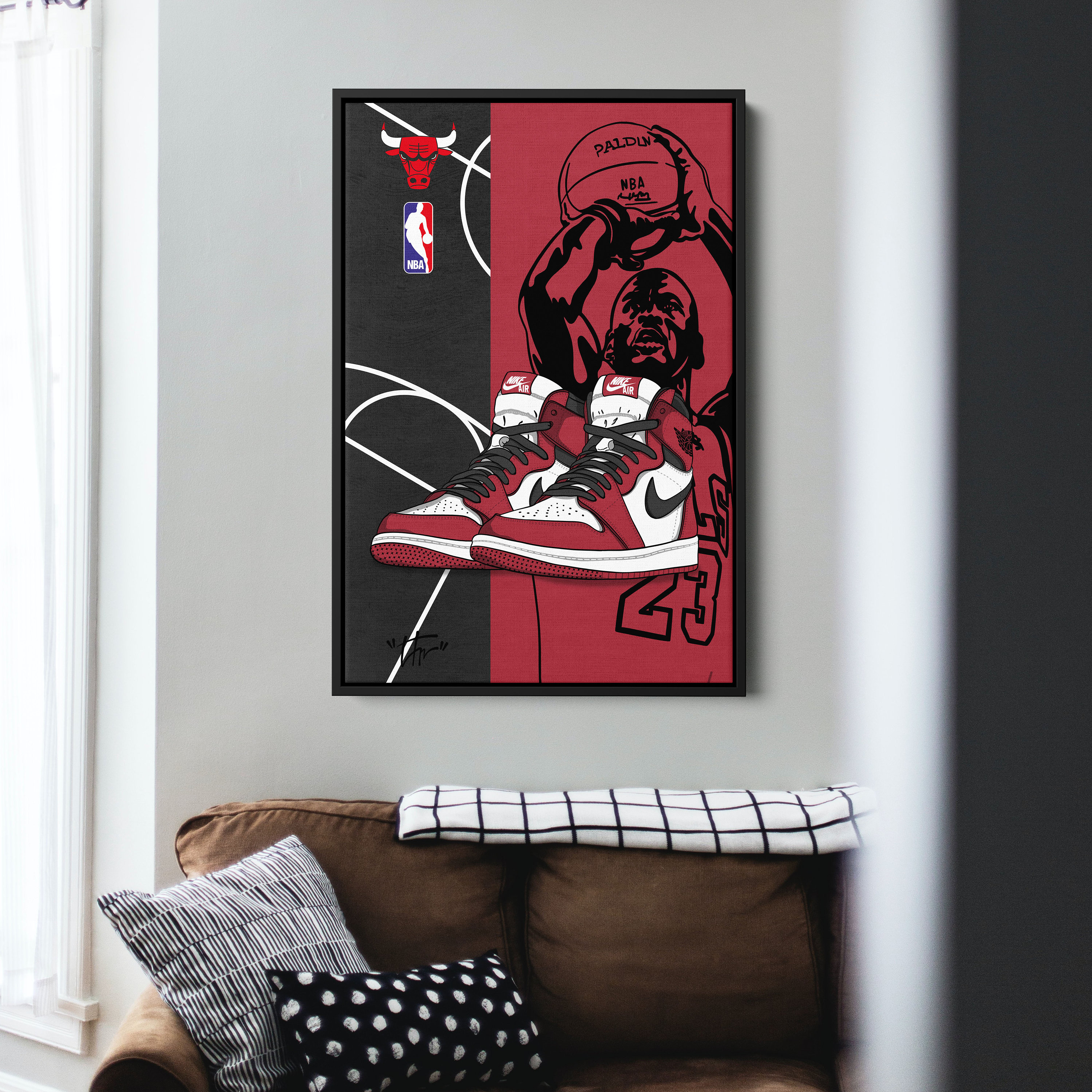 Michael Jordan Wall Art, Chicago Bulls NBA Wall Art, Michael Jordan