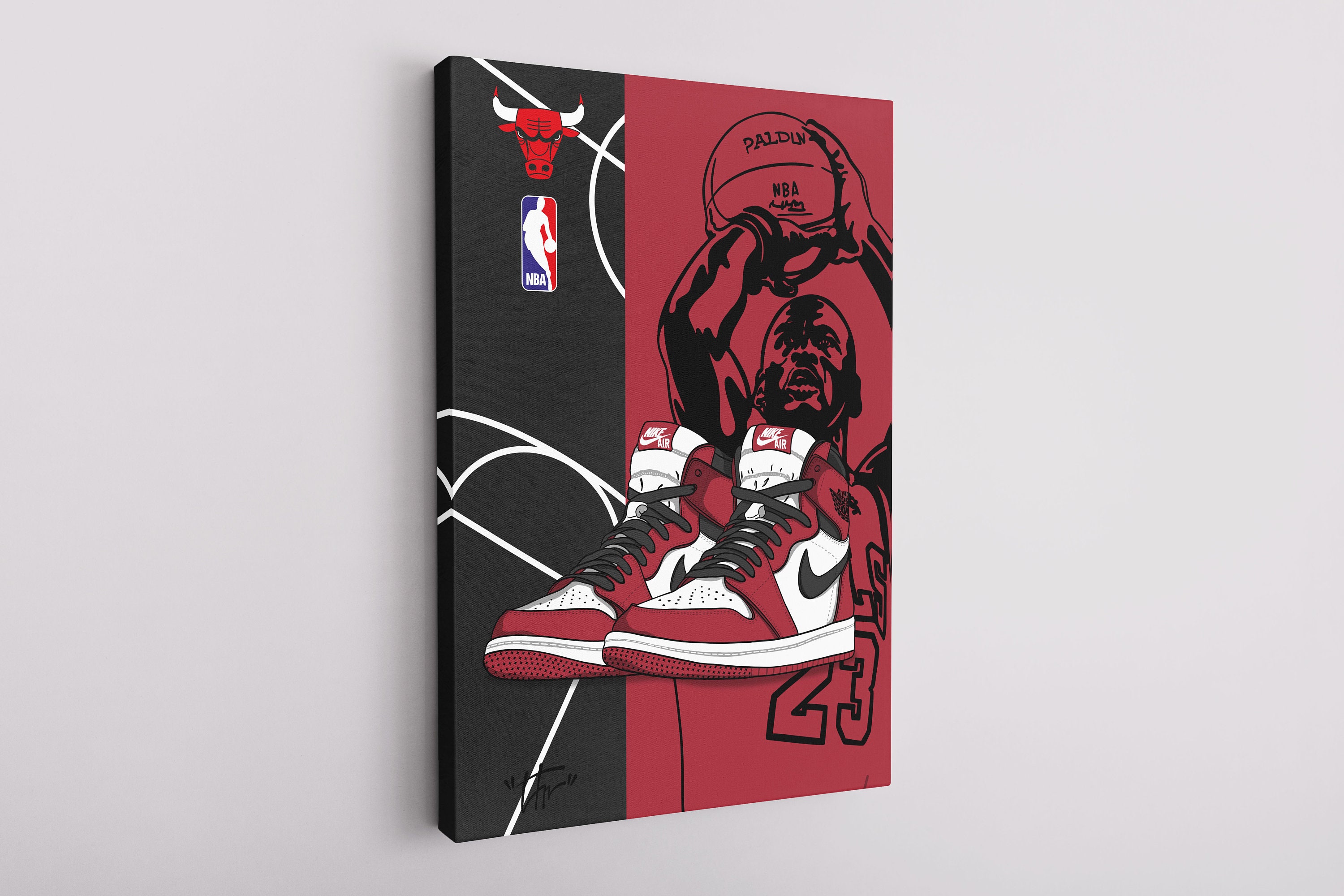 Michael Jordan Wall Art, Chicago Bulls NBA Wall Art, Michael Jordan