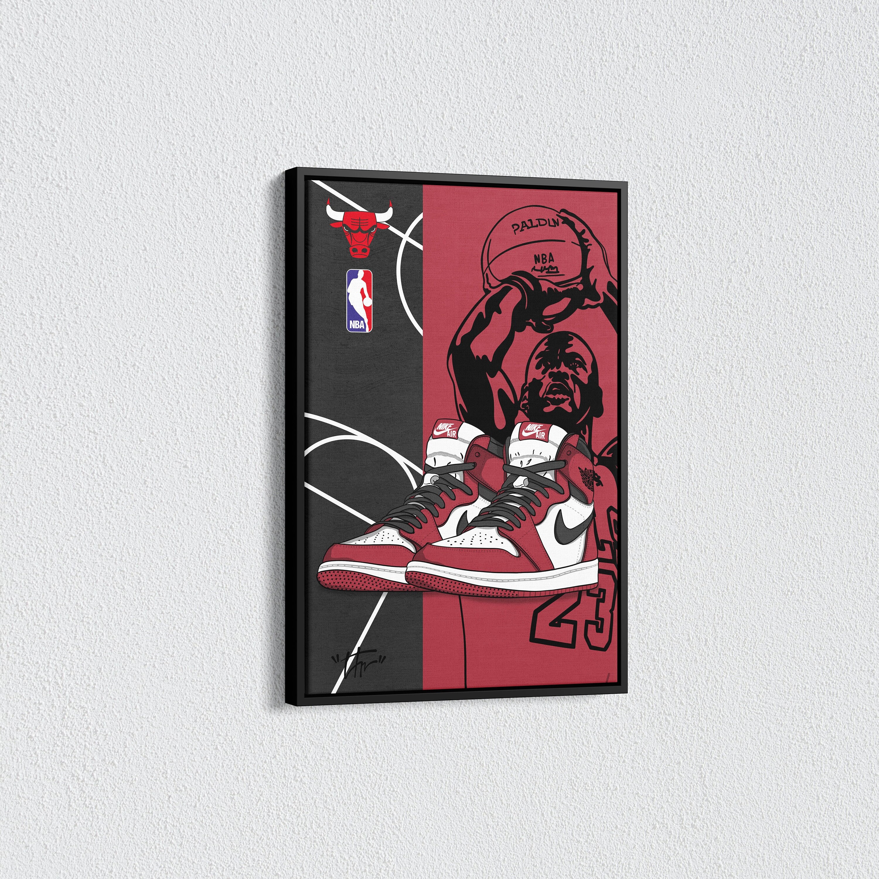 Michael Jordan Wall Art, Chicago Bulls NBA Wall Art, Michael Jordan