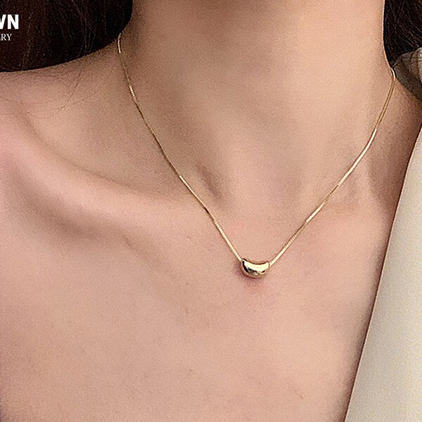 Bean Necklace Etsy