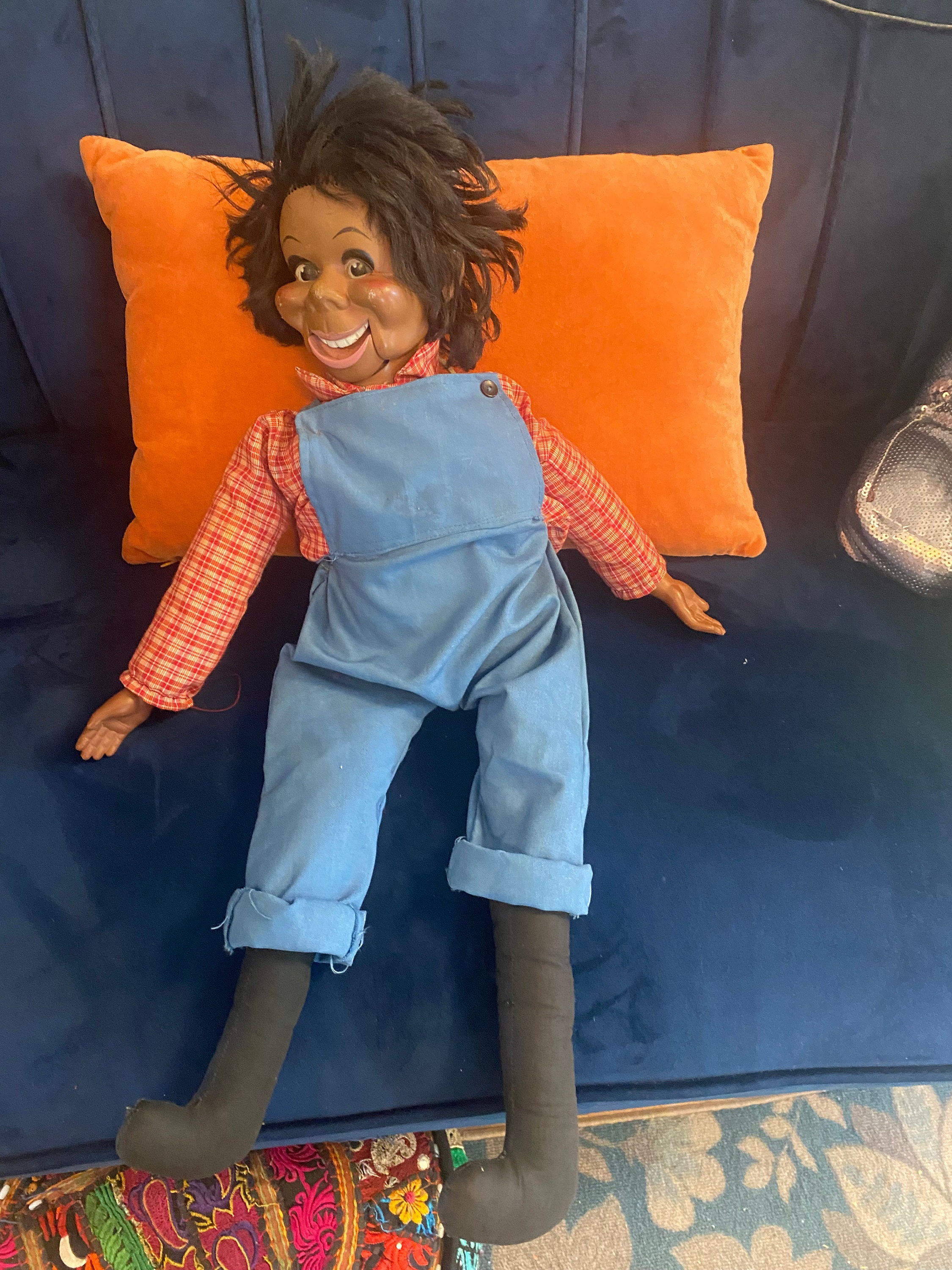 Vintage Ventriloquist Doll Lester From Howdy Doody Etsy