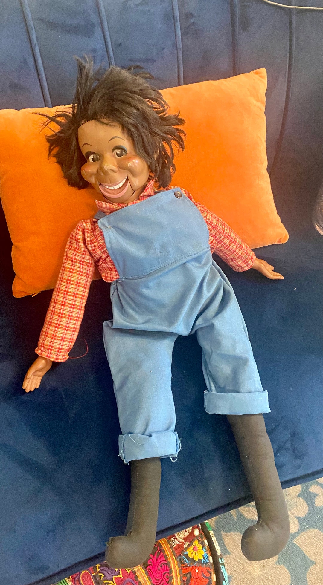 Vintage Ventriloquist Doll Lester From Howdy Doody Etsy