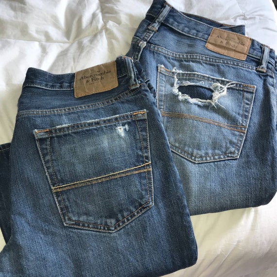Vintage Abercrombie & Fitch Jeans 2 Combo Deal Size 31 - Etsy