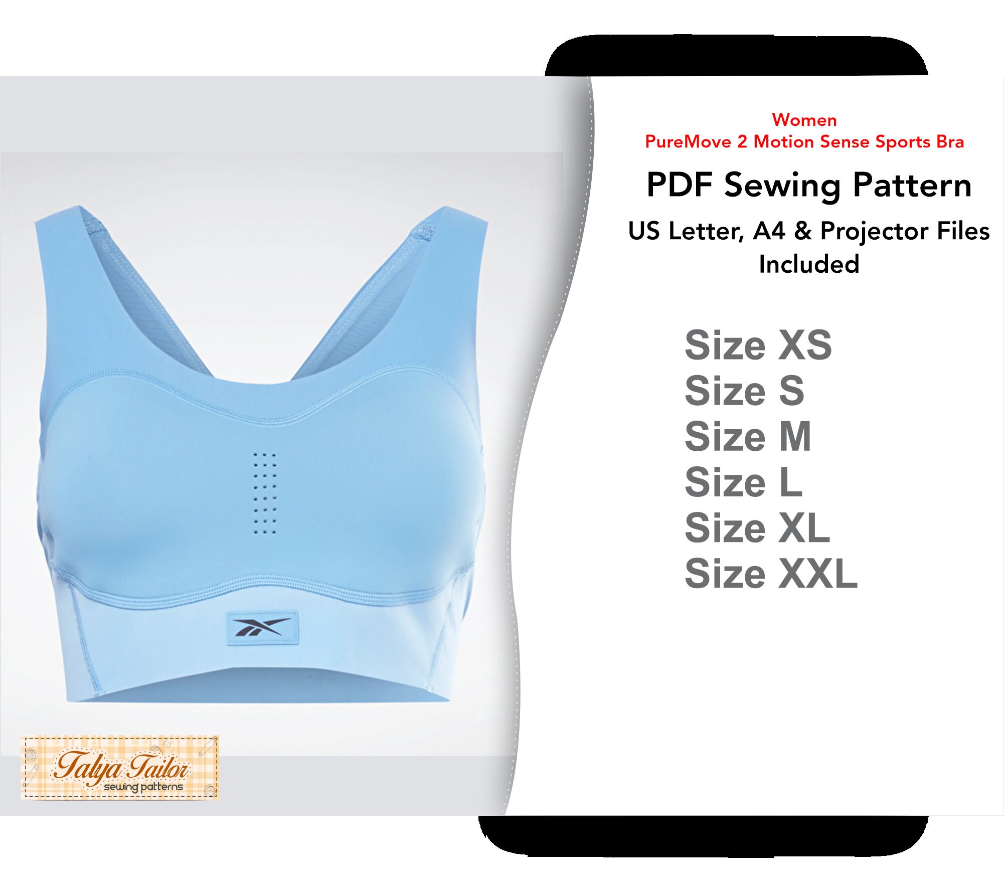 Sports Bra Pattern -  Sweden