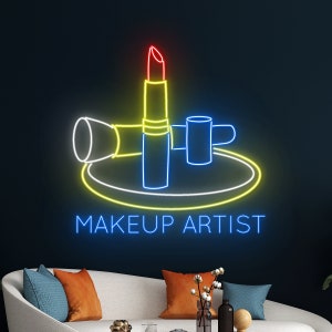Makeup Artist Neon Sign, Cosmetics Neon Light, Beauty Product Led Sign, Makeup Led Light, Skincare Room Wall Decor, Woman Lady Neon Light