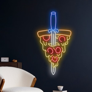Pizza Led Sign, Pizza Slice Led Sign, Wall Decor, Shop Neon Sign, Custom Neon Sign, Restaurant Led Sign, Pizza Neon Sign, Pizza Led Sign
