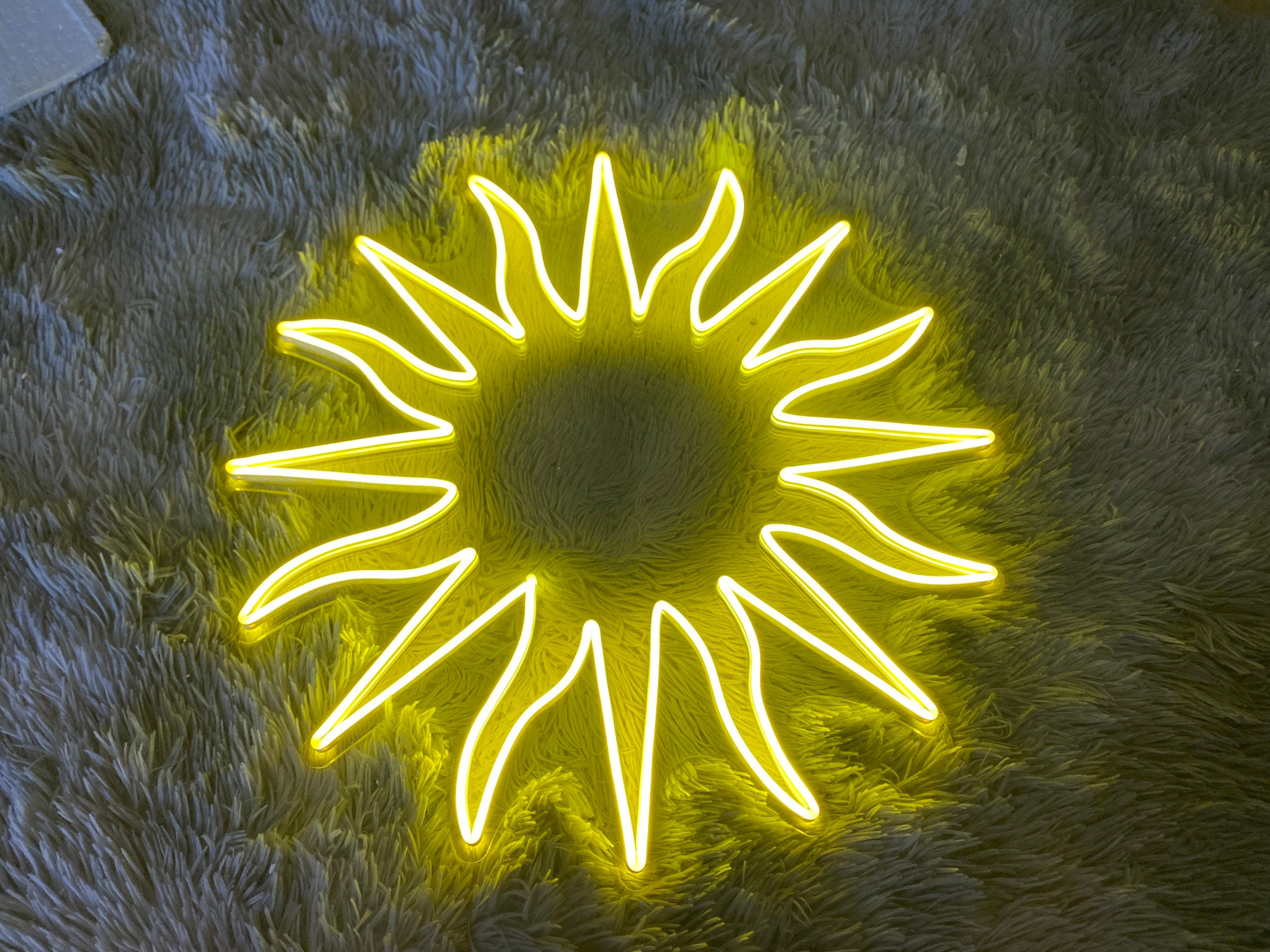 Sun neon sale light