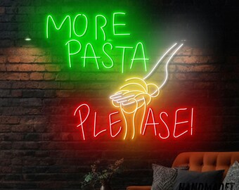 Italian Food ネオンライト 看板 パスタ ワイン USB LED SALE!!XIENGW