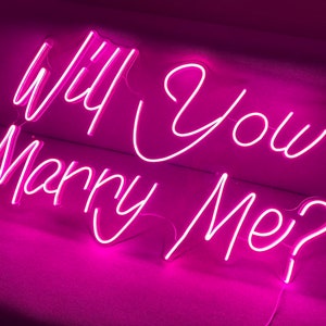 Marry Me Neon Sign, Marry me Led Sign, Led Light, Custom Neon Sign, Home Decor, Restaurant Led Lights, Wedding Neon Light, Bathroom led sign