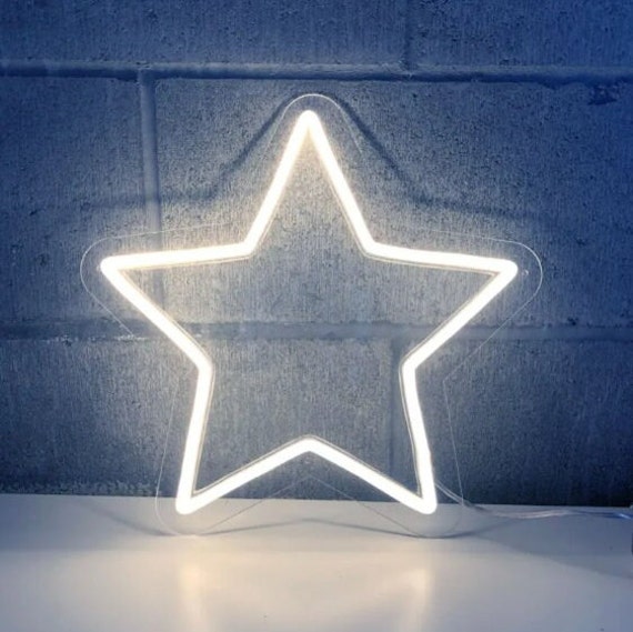 Christmas Star Led Sign, Christmas Star Led Sign, Wall Decor, Christmas  Neon Sign, Custom Neon Sign, Christmas Led Sign, Christmas Decor 