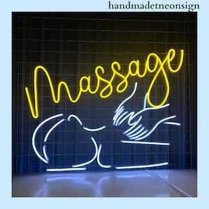 Massage Neon Light, Massage Neon Sign, Massage Led Lights, Wall Decor, Custom Neon Sign, Best Gifts, Business Led Sign, Massage Led Light
