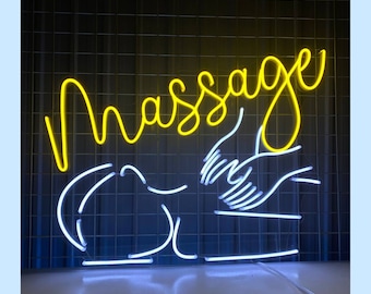Massage Neon Light, Massage Neon Sign, Massage Led Lights, Wall Decor, Custom Neon Sign, Best Gifts, Business Led Sign, Massage Led Light