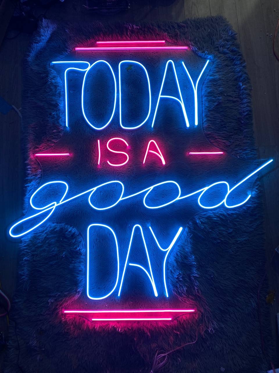 Good Day Led Sign Good Day Neon Sign Wall Decor Bar Neon Etsy