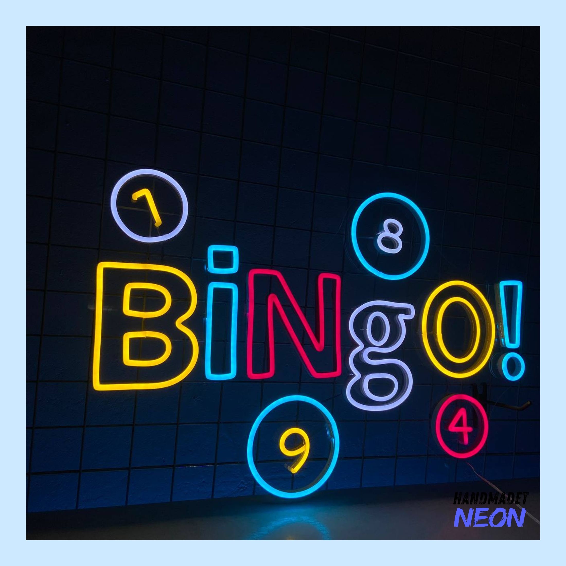 Bingo Led Sign, Bingo Led Lights, Bingo Neon Sign, Custom Neon