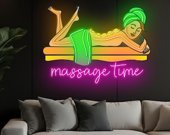 Massage Neon Sign For Spa Wall Decor, Spa Led Light, Custom Neon Sign, Spa Room Wall Decor, Massage Therapist Gift