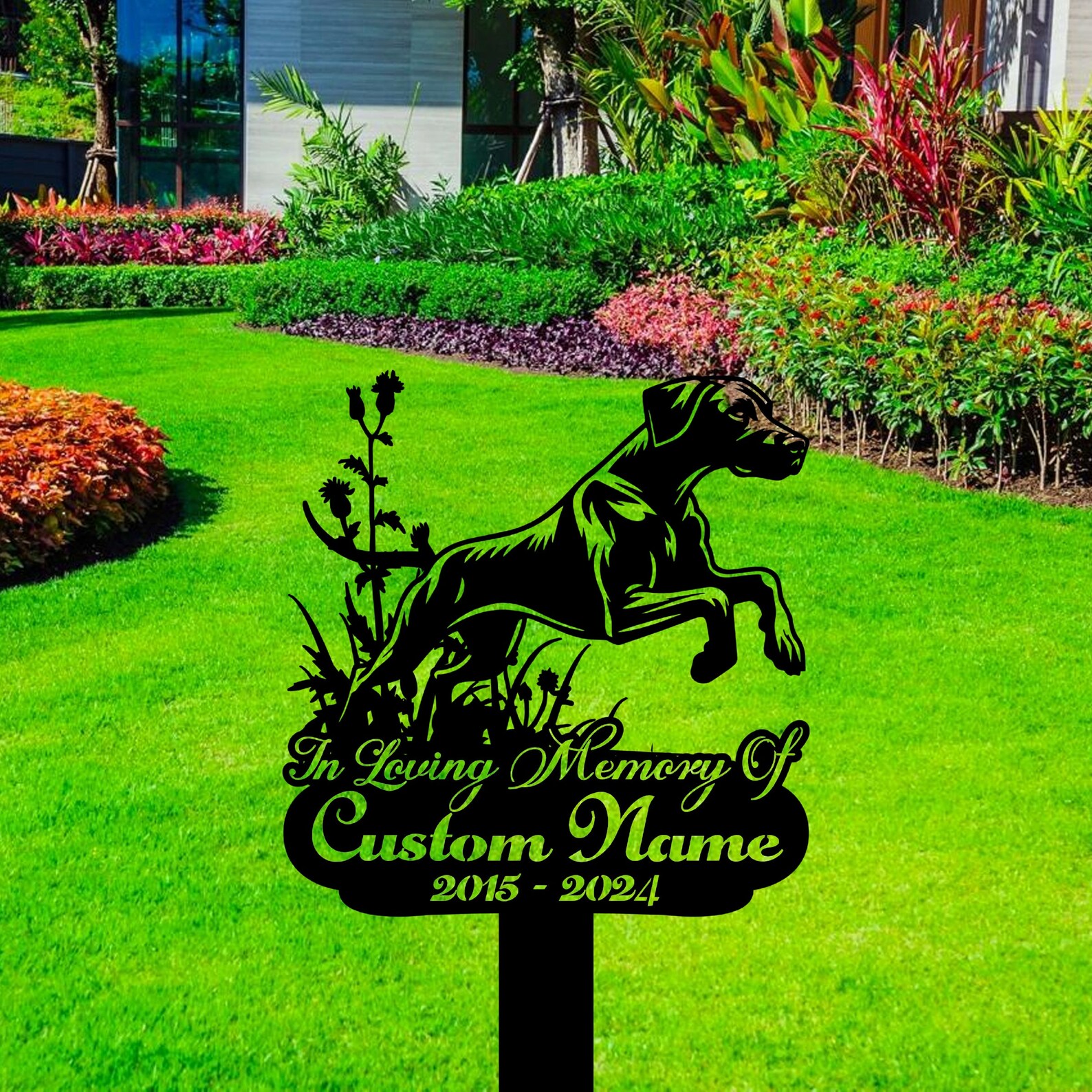 Rhodesian Ridgeback Sign Custom Rhodesian Ridgeback Memorial Stake Metal Sign - Personalized ...