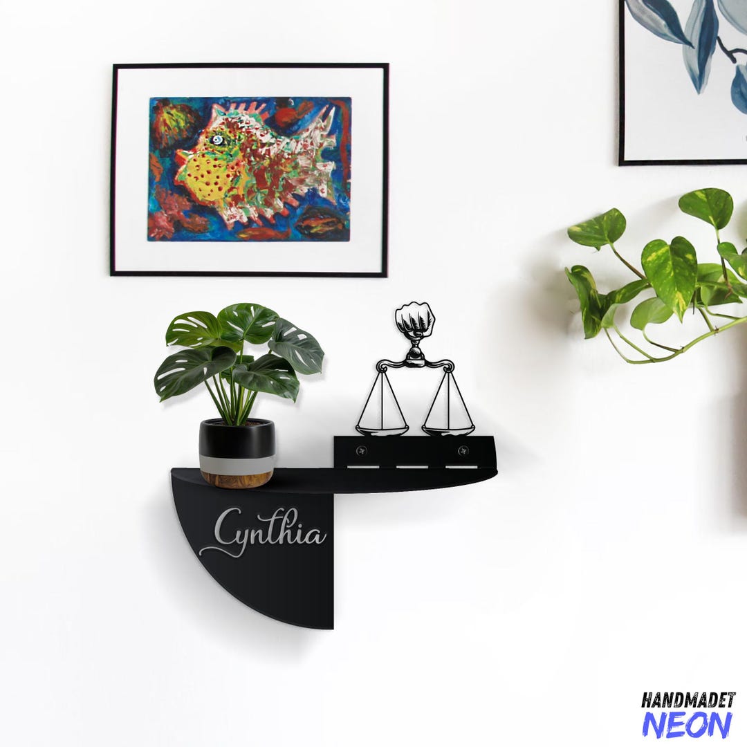 Personalized Justice Scales Metal Wall Shelf Lawyer Metal Wall Planter Personalized Justice Scales Metal Wall Shelf Lawyer Metal Wall Planter