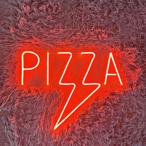 Pizza Neon Sign, Pizza Neon Sign per ristorante, Wall Decor, Bar Neon Sign, Custom Neon Sign, Pub Led Sign, Arredamento ristorante, Accattivante