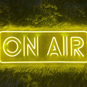 On Air Led Sign, On Air Led Sign, Wall Decor, On Air Neon Sig, Custom Neon Sign, Restaurant Led Sign, On Air Led Signs, Christmas Gifts