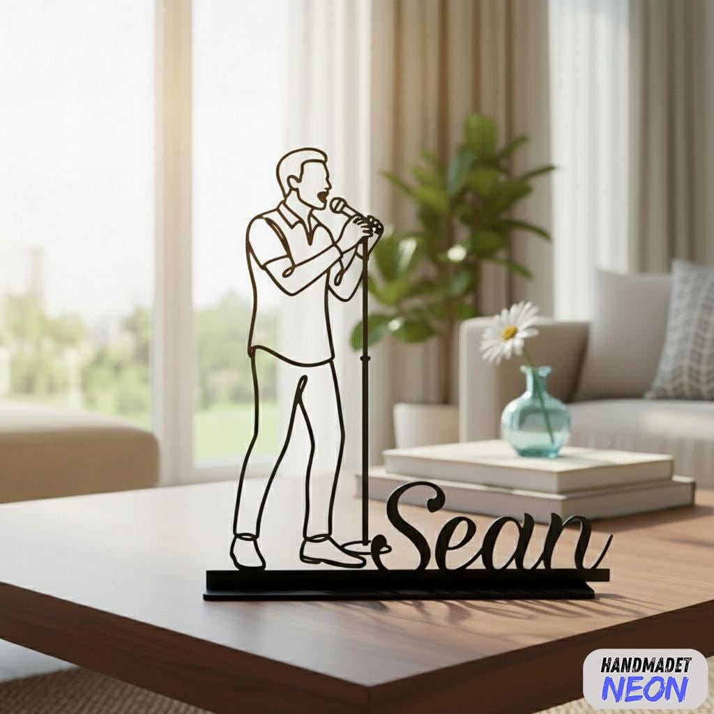 singer-metal-table-decor-vocalist-desk-sign-studio-decor-gift-for