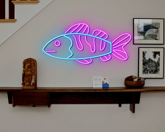 Neon aquarium decorations cheap