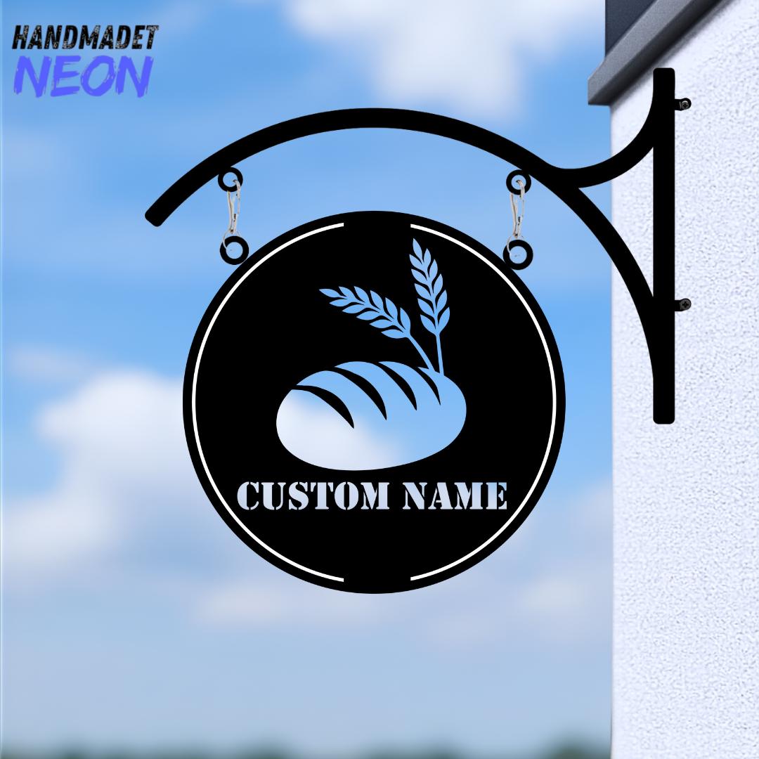 Bakery Metal Hanging Sign: Personalized Bread Shop Outdoor Sign, Pastry ...