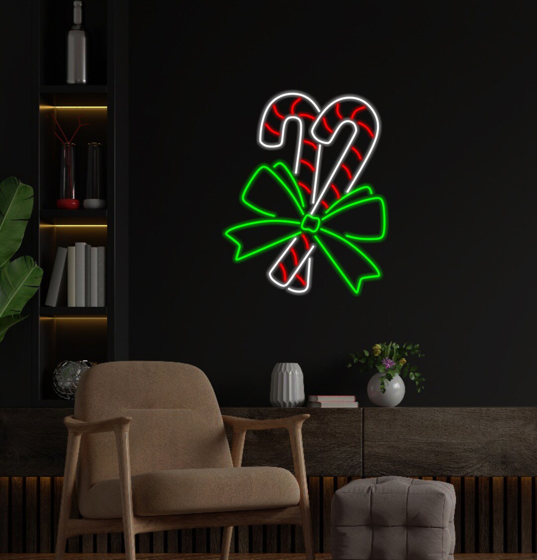Candy LED Neon Sign, Christmas Room Decoration, Child Christmas Gift