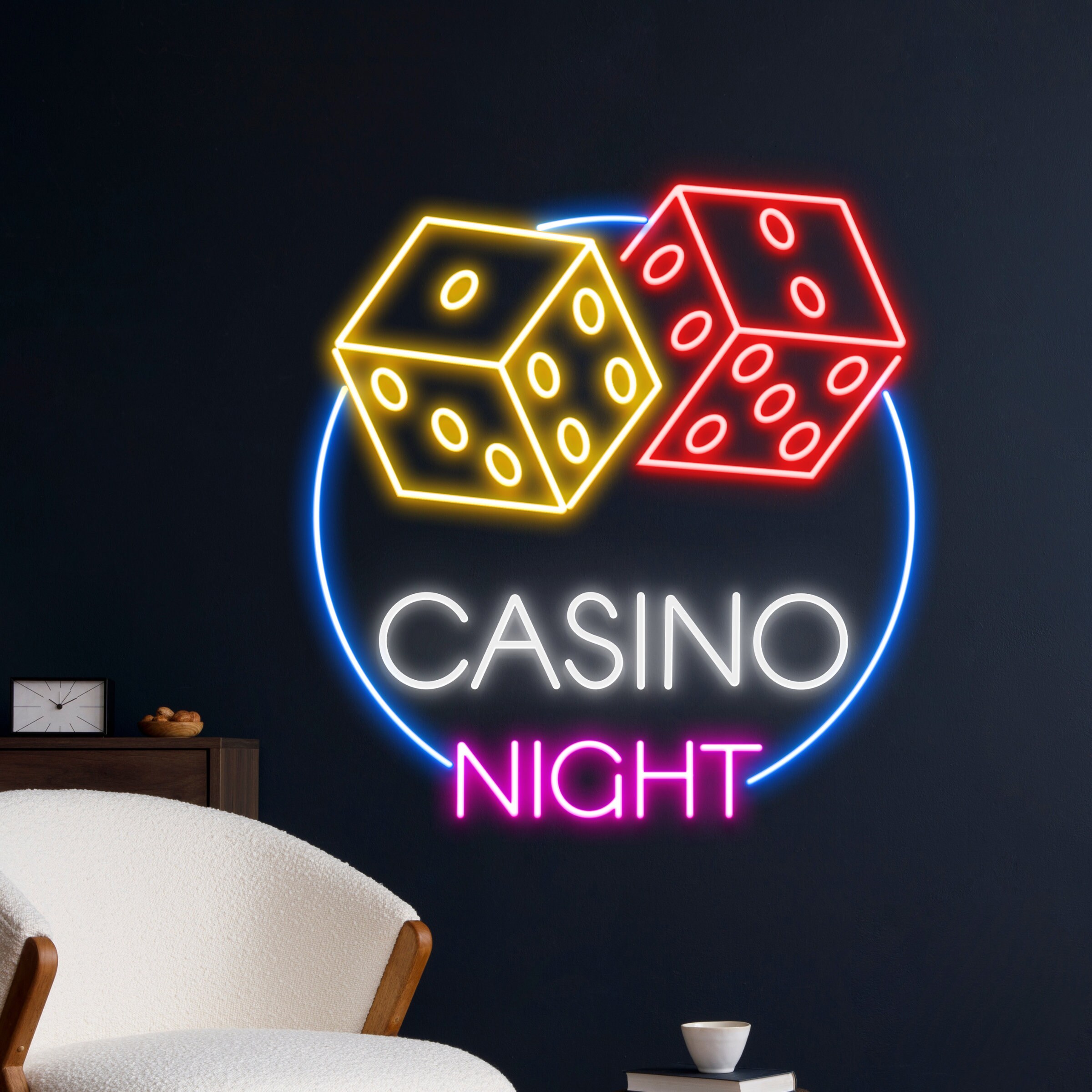ヴィンテージ メタルサイン LEDロゴカジノポーカーネオンサイン カジノナイトネオンサイン、カジノナイト LED ライト、カジノネオン