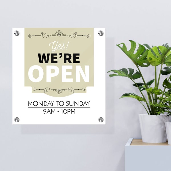 We Are Open Signs - Etsy