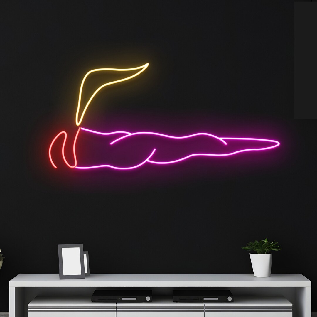 Custom Smoking Neon Sign, Smoke Led Sign, Cigar Led Light, Cigarette