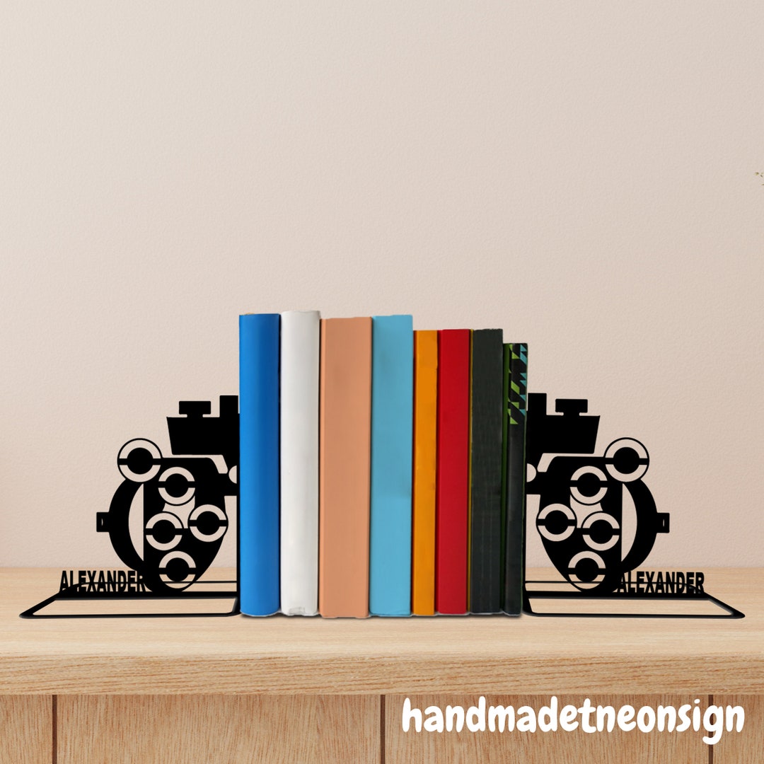Custom Optometry Metal Bookends Optometrist Name Bookend, Clinic Table ...