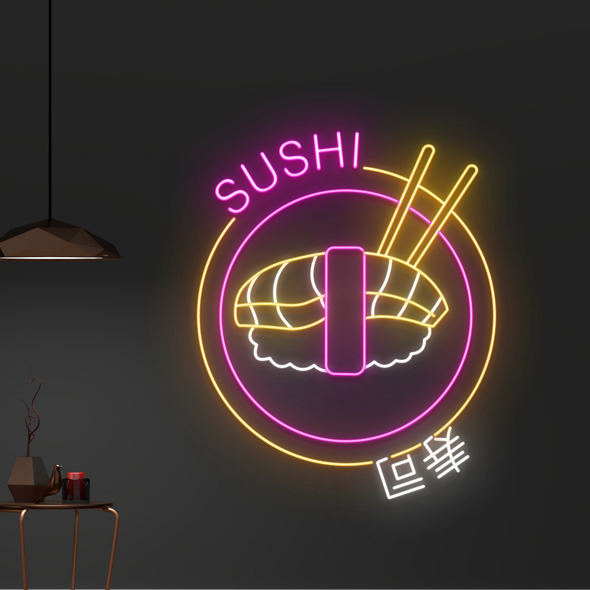 Custom Sushi Neon Sign, Nigiri Led Sign, Japanese Food Led Light