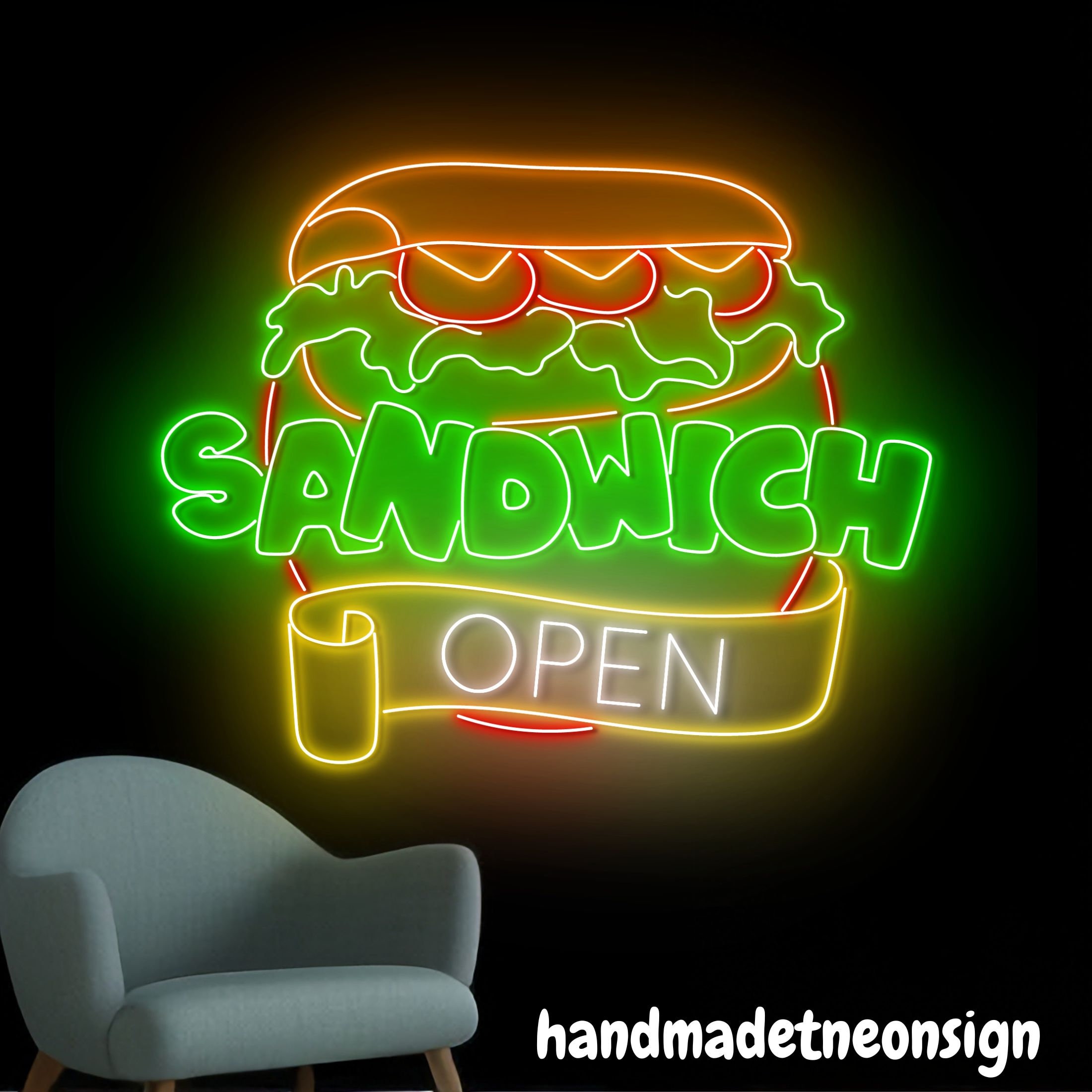 【19AW】 NEON SIGN Sandwich Brouson 19AW】 NEON SIGN Sandwich Brouson 19AW】 NEON SIGN Sandwich