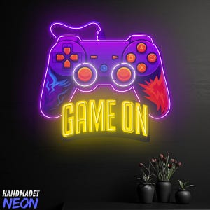 Game Room Neon Sign For Game Room Decor, Game Room Neon Light, Custom Neon Sign, Game Lover Gift, Gaming Wall Decor