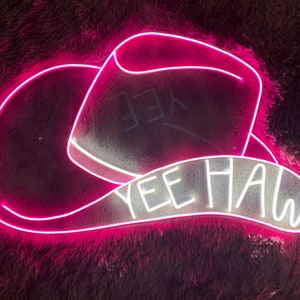 Cowboyhut Led Zeichen, Cowboy Hut Neon Schild, Wanddekor, Neon Schild, Benutzerdefinierte Neon Schild, Wohnkultur, Beste Geschenke, Cowboy Hut Led Lichter